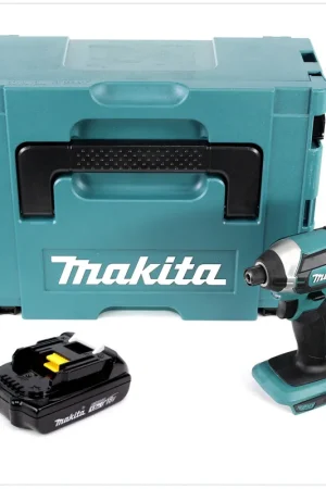 Makita DTD 152 Y1J 18V Li-Ion Visseuse à chocs sans fil avec boîtier Makpac + 1x Batterie BL 1815 N 1,5 Ah Li-Ion - sans Chargeur Commande En Gros