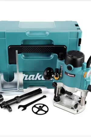 Haute Qualité Makita RP 1110 CJ 1100 W Défonceuse avec boîtier Makpac 2