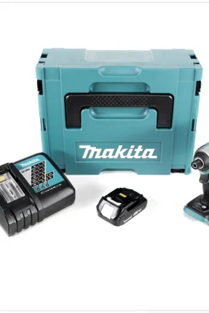 Makita DTD 154 RY1J 18 V Li-Ion Visseuse à chocs sans fil avec boîtier MakPac + 1x Batterie BL1820 2,0 Ah + Chargeur rapide DC18RC Acheter Direct