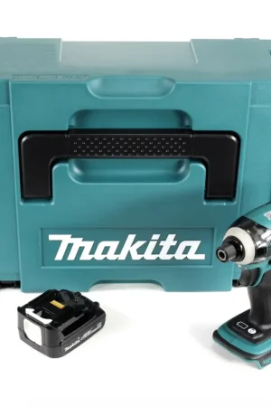 Makita DTD 134 Y1J 14,4 V Li-Ion Visseuse à chocs sans fil avec Coffret Makpac + 1x Batterie 1,5 Ah - sans Chargeur Must-Have