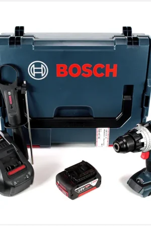 Pas Cher Bosch GSR 18 V-85 C Professional Li-Ion Brushless Perceuse-visseuse sans fil avec boîtier L-Boxx + 1x Batterie GBA 18 V 5,0 Ah + Chargeur GAL 1880 CV