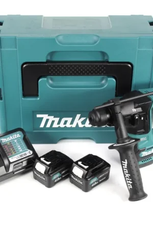 Promotion Saisonnière Makita HR 166 DSMJ Marteau perforateur sans fil 10,8V SDS-Plus Brushless en Makpac + 2x 4,0Ah batterie + chargeur