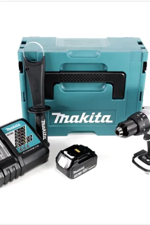 Makita DDF 458 W RF1J Perceuse-visseuse sans fil 18 V 91 Nm en blanc en Makpac avec 1 batterie 3,0 Ah et chargeur Acheter En Ligne