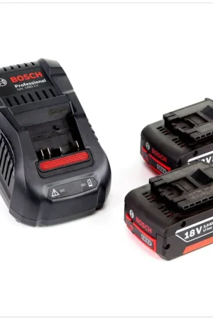 Kit de démarrage 18 V Bosch avec 2x GBA 18 V 3,0 Ah batterie Li-Ion + chargeur rapide GAL 1880 Affaire À Saisir