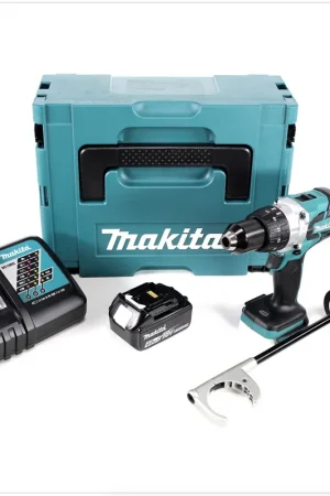 Produit De Marque Makita DDF 481 RM1J Perceuse visseuse sans fil 18V 115 Nm + 1x Batterie 4,0 Ah + Chargeur + Makpac