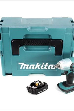 Promotion Makita DTW 251 A1J Clé à choc sans fil 18 V 230 Nm 1/2'' + 1x batterie 2,0 Ah + Makpac - sans chargeur