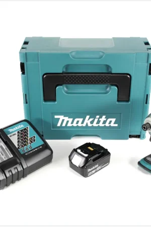 Makita DTD 148 RT1J Clé à chocs sans balais avec batterie Li-ion 18 V en Makpac + 1 batterie Li-ion BL 1850 B 5,0 Ah + 1 chargeur DC 18 RC Bon Marché