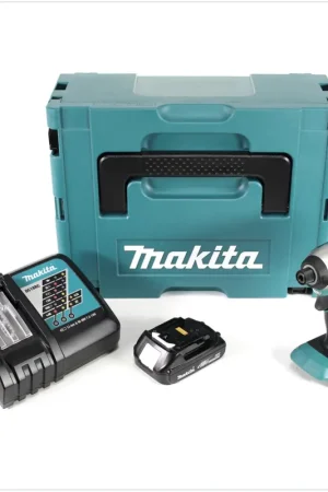 Jusqu'à Épuisement Des Stocks Makita DTD 153 Y1J-D Clé à choc sans fil 18 V en Makpac + 1x BL 1815 N 1,5 Ah batterie Li-Ion + 1x DC 18 RC chargeur de batterie