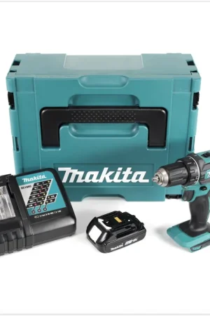 Prix Choc Makita DDF 482 RA1J Perceuse-visseuse sans fil 18 V 62 Nm + 1x batterie 2,0 Ah + chargeur + Makpac