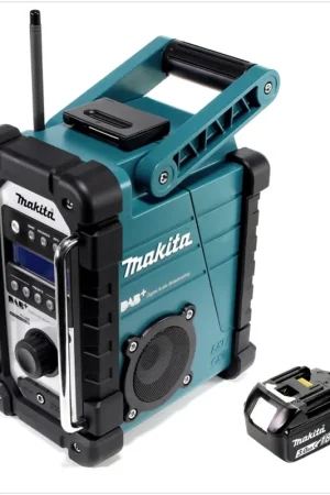 Jusqu'à Épuisement Des Stocks Makita DMR 110 Digital Radio de chantier DAB + 1x Batterie BL 1830 3,0 Ah - sans Chargeur