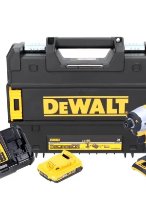 Affaire À Saisir DeWalt DCF 887 Visseuse à Chocs sans fil 18 V brushless avec Mandrin de 1/4" + boîtier TStak + 1x Batterie 2 Ah + Chargeur