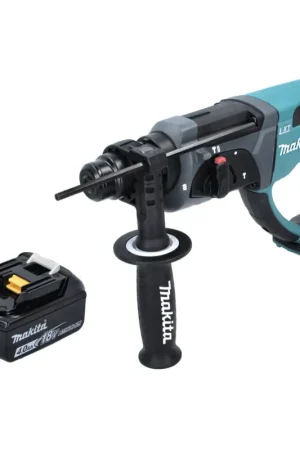 Commande En Gros Makita DHR 202 18 V Li-ion Perforateur Burineur sans fil + 1x Batterie BL1840 4,0 Ah - sans Chargeur