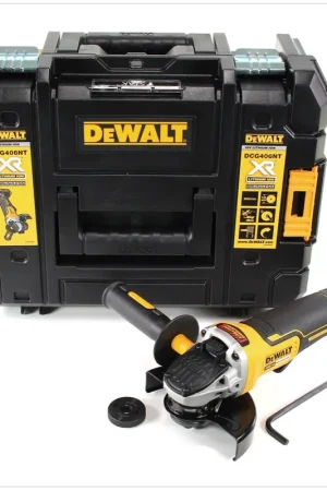 Solde DeWalt DCG 406 NT Meuleuse d'angle sans fil 18V 125mm Brushless Solo + TSTAK - sans batterie, sans chargeur