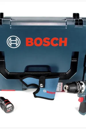 Retour Gratuit Bosch GSR 12V-15 FC Professional Perceuse-visseuse sans fil FlexiClick avec embout pour mandrin en L-Boxx + 1x GBA Batterie 3,0 Ah - sans chargeur