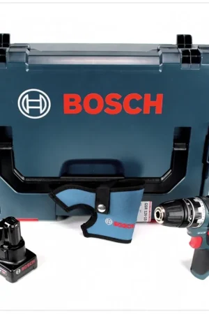Bosch GSR 12V-15 FC Professional Perceuse-visseuse sans fil FlexiClick avec embout pour mandrin, dans L-Boxx avec 1x Bosch GBA 6,0 Ah batterie Offre Du Jour