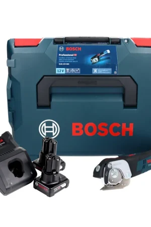 Prix Choc Bosch GUS 12V-300 Professional Cisaille universelle sans fil 12 V + 2x batterie 6,0 Ah + chargeur + L-Boxx
