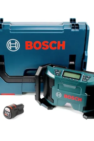 Radio de chantier à batterie Bosch GPB 12V-10 12 V Aux-In + 1x batterie 3,0 Ah + L-Boxx - sans chargeur Promotion