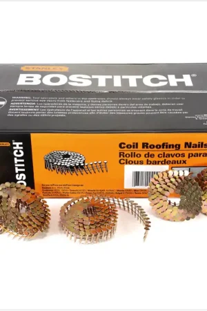 Vente Directe Bostitch CR19GAL Clous rouleaux galvanisés spécial bardeau 3.05 x 19 mm GAL8 7.2M 3/4" - 7200 Clous