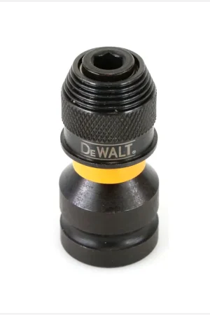 Seulement Aujourd'hui DeWalt DT 7508 Extreme Impact Adaptateur Mandrin pour transformer une boulonneuse à chocs en visseuses à chocs 1/2'' vers 1/4'' Hex