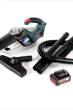 Bosch GAS 18V-1 Professional Li-Ion Aspirateur à Main sans fil + 1x Batterie GBA 4,0 Ah -sans Chargeur Jusqu'à Épuisement Des Stocks