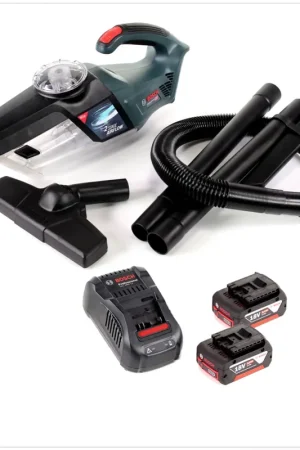 Bosch GAS 18V-1 Aspirateur sans fil 18V + 2x batterie 5,0Ah + chargeur Prix Réduit