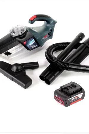 Bosch GAS 18V-1 Professional Li-Ion Aspirateur à Main sans fil + 1x Batterie GBA 6,0 Ah - sans Chargeur Offre Limitée