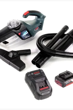 Bosch GAS 18V-1 Professional Li-Ion Aspirateur à Main sans fil + 1x Batterie GBA 6,0 Ah + Chargeur GAL 1880 CV Super Prix