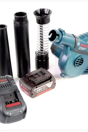 Meilleur Choix Bosch GBL 18 V-120 Souffleur de feuilles sans fil avec 1x Bosch GBA 18V 5,0 Ah batterie + chargeur GAL 1880 CV