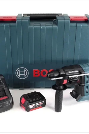 Super Prix Bosch GBH 18V-20 Professional Perforateur sans-fil SDS-plus avec Boîtier de transport + 1x Batterie 5 Ah + Chargeur