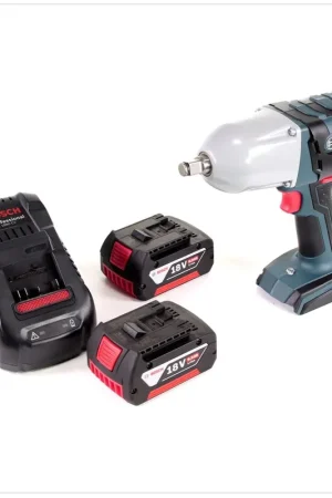 Bosch GDS 18 V-LI HT Professional Boulonneuses à chocs sans-fil + 2x Batteries GBA 18 V 6,0 Ah + Chargeur GAL 1880 Expédié Aujourd'hui