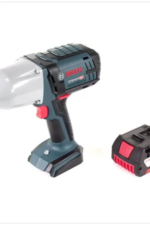 Expédition Rapide Bosch GDS 18 V-LI HT Professional Boulonneuses à chocs sans-fil + 1x Batterie Bosch GBA 18 V 5,0 Ah - sans Chargeur
