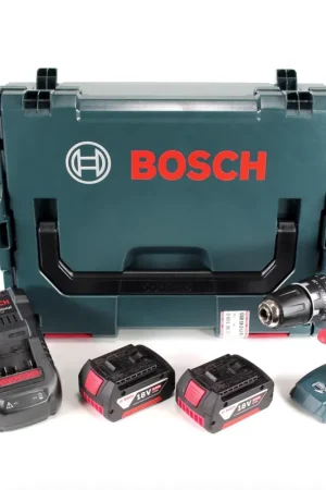 Acheter Direct Bosch GSB 18-2-Li Plus Professional 18 V Perceuse-visseuse à percussion sans-fil avec Coffret L-Boxx + 2x Batteries GBA 5,0 Ah + Chargeur