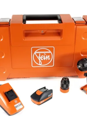 Offre Exclusive FEIN ABS 18 QC Brushless Li-Ion Perceuse-visseuse sans fil avec Mandrin QuickIN + Boîtier de transport + 1x Batterie 2,5 Ah + Chargeur rapide ALG 50
