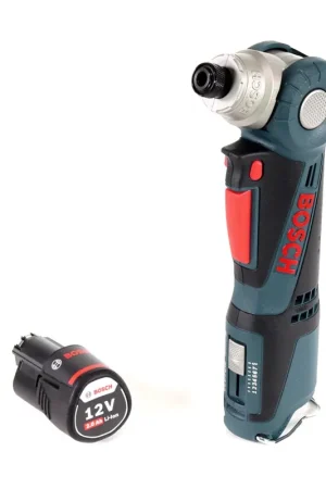 Retour Gratuit Visseuse d'angle sans fil Bosch GWI 12V-5 12V L-Boxx ready + 1x batterie 2,0Ah