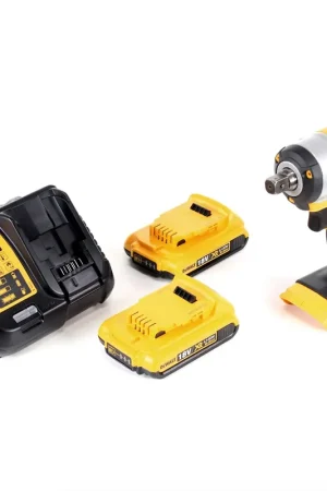 Dernier Modèle DeWalt DCF 880 18 V Li-Ion Clé à chocs sans fil + 2x Batteries DCB 2,0 Ah + Chargeur