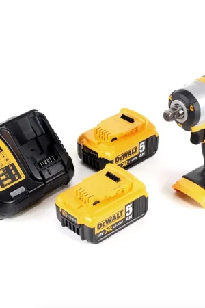 DeWalt DCF 880 18 V Li-Ion Visseuse à chocs sans fil + 2x Batteries DCB 5,0 Ah + Chargeur Seulement Aujourd'hui