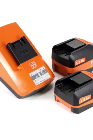 FEIN Starter Set ALG 50 Universal Chargeur rapide + 1x Batterie 2,5 Ah + 1x Batterie 5 Ah Seulement Aujourd'hui