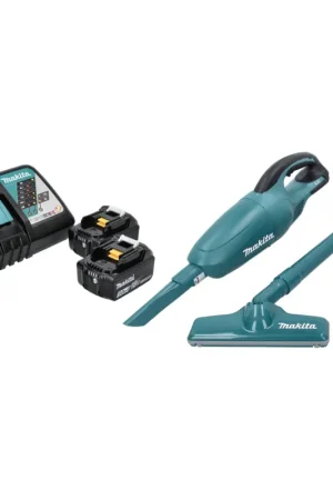 Makita DCL 180 RF Aspirateur à batterie 18 V vert + 2x batterie 3,0 Ah + chargeur Meilleur Prix