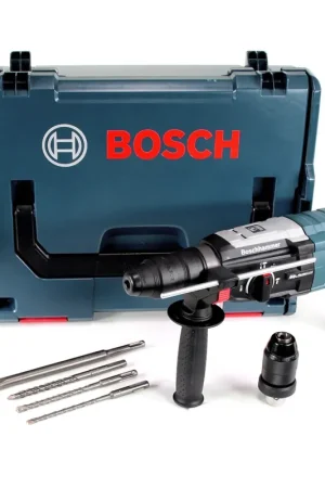 Bon Plan Bosch GBH 2-28 F Perforateur Professional SDS Plus dans Coffret L-Boxx + Mandrin interchangeable + Set de burins et forets ( 0611267672 )