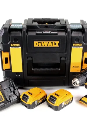 Marque DeWalt DCD 777 P2 18 V Brushless Perceuse-Visseuse sans fil + Boîtier TSTAK II + 2 x Batteries 5,0 Ah + Chargeur DCB 115