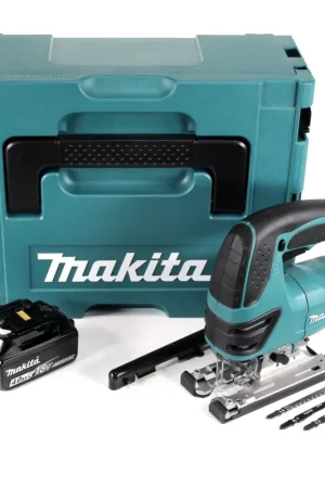 Acheter En Ligne Makita DJV 180 M1J Scie sauteuse sans fil 18V + 1x Batterie 4.0Ah + Makpac - sans chargeur