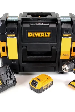 Commander Maintenant DeWalt DCD 777 M1 18 V Brushless Li-Ion Perceuse visseuse compacte sans fil 65 Nm + Coffret TSTAK II + 1x Batterie 4,0 Ah + Chargeur DCB 115