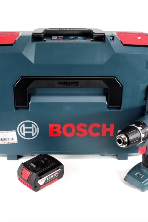 Bosch Professional GSR 18-2-Li Plus 18 V Perceuse-visseuse sans fil + Coffret L-Boxx + 1x Batterie 6,0 Ah - sans Chargeur Nouveauté