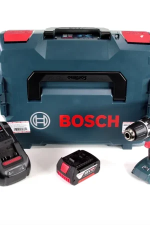 Bosch Professional GSR 18-2-Li Plus 18 V Perceuse-visseuse sans fil + Coffret L-Boxx + 1x Batterie 6,0 Ah + Chargeur Must-Have