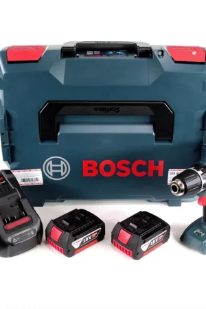 Seulement Aujourd'hui Bosch Professional GSR 18-2-Li Plus 18 V Perceuse-visseuse sans fil + Coffret L-Boxx + 2x Batteries 6,0 Ah + Chargeur