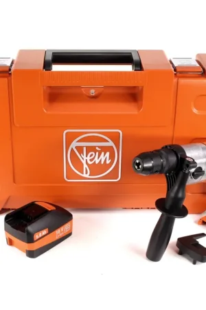 FEIN ABOP 13-2 C Brushless 18 V Li-Ion Perceuse sans fil avec Mandrin métallique + Coffret + 1x Batterie 5,0 Ah + sans Chargeur Dernière Chance