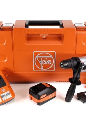 FEIN ABOP 13-2 C Brushless 18 V Li-Ion Perceuse sans fil avec Mandrin métallique + Coffret + 1x Batterie 5,0 Ah + Chargeur ALG 50 Commande En Gros