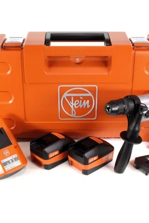 FEIN ABOP 13-2 Brushless 18 V Li-Ion Perceuse sans fil + Foret métal + 2 x Batteries 5,0 Ah + Coffret de transport + Chargeur ALG 50 ( 71050361000 ) Usine Directe