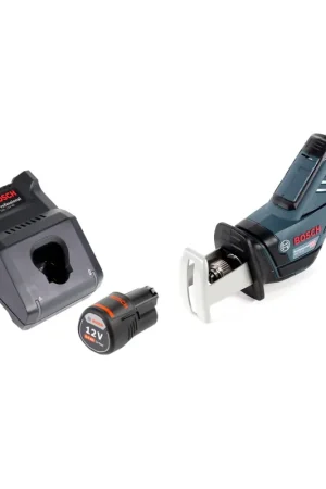 Bosch GSA 12V-14 Professional Scie sabre sans fil + 1x Batterie 2,5 Ah + Chargeur Retour Gratuit