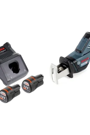 Bosch GSA 12V-14 Professional Scie sabre sans fil + 2x Batteries 2,5 Ah + Chargeur Prix Réduit